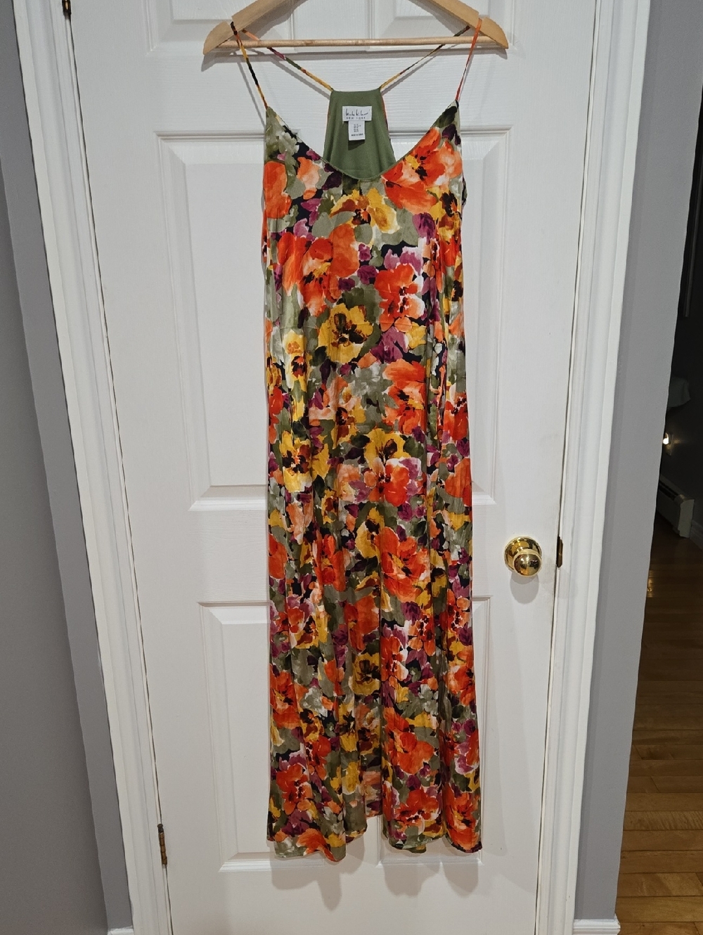 Nicole Miller New York Floral Maxi Dress in Multi-Color Size XS